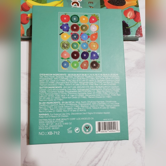 Xime Beauty Frutilicious 24 Color Eyeshadow Palette - Picture 4 of 4